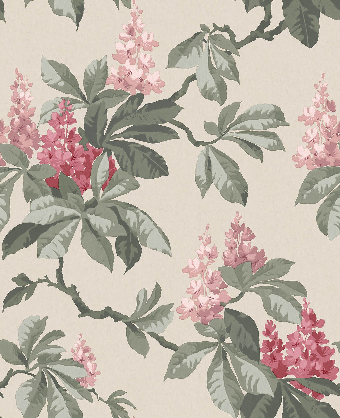 Westbury Forest Chestnut Floral Wallpaper