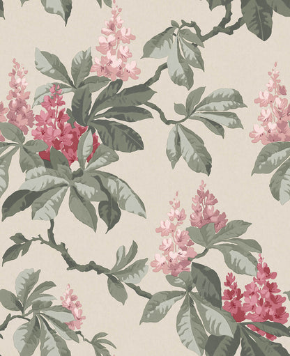 Westbury Forest Chestnut Floral Wallpaper