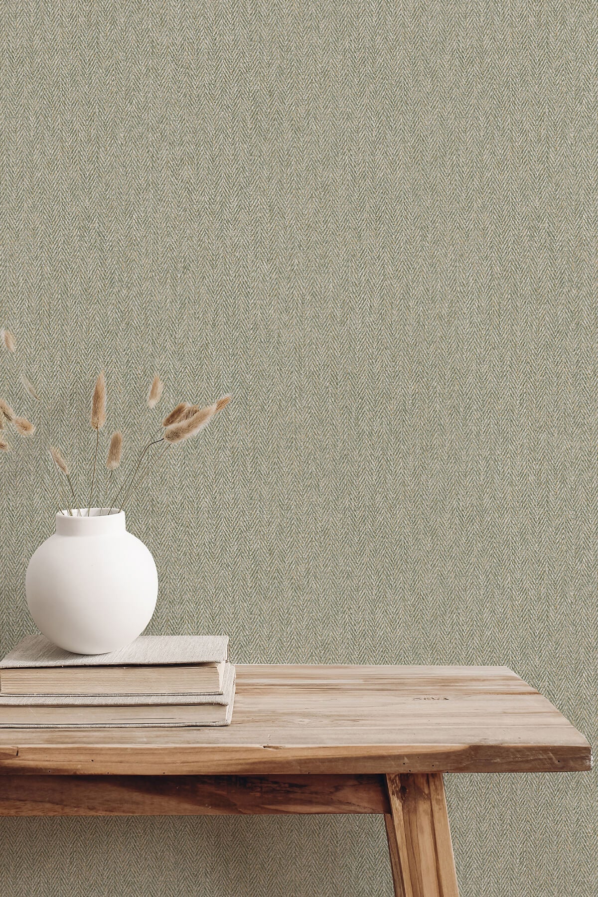 Westbury Forest Herringbone Tweed Wallpaper
