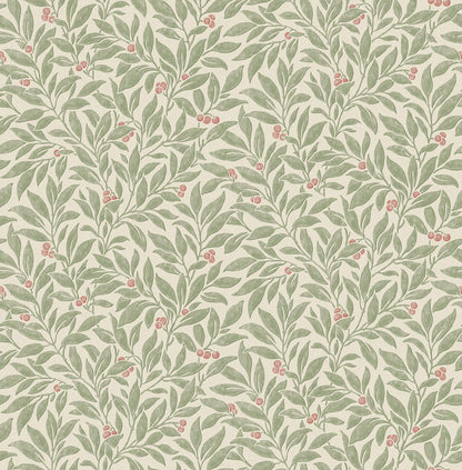 Westbury Forest Winter Berry Vine Wallpaper