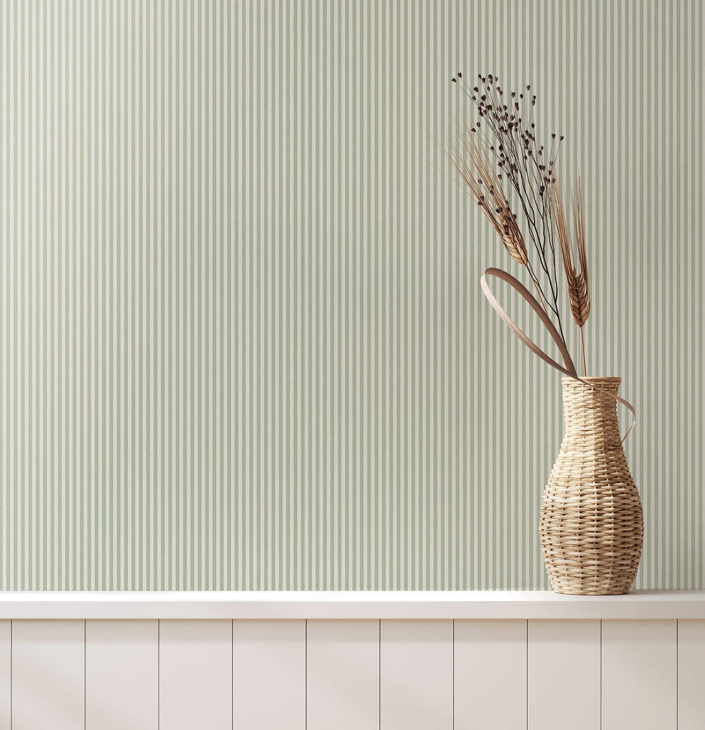 Westbury Forest Ticking Stripe Wallpaper