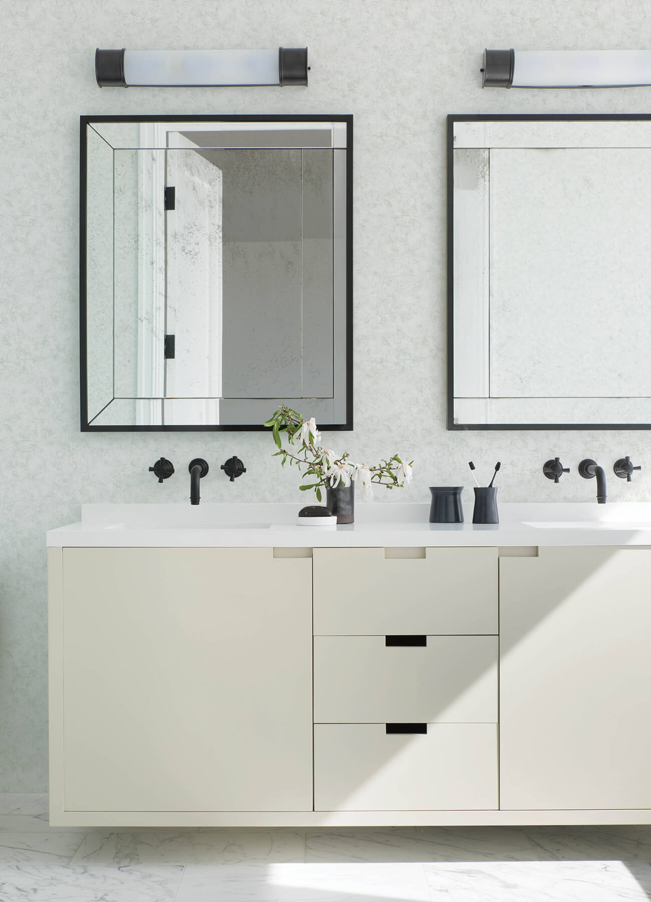 Kitchen & Bath Aged Patina Wallpaper