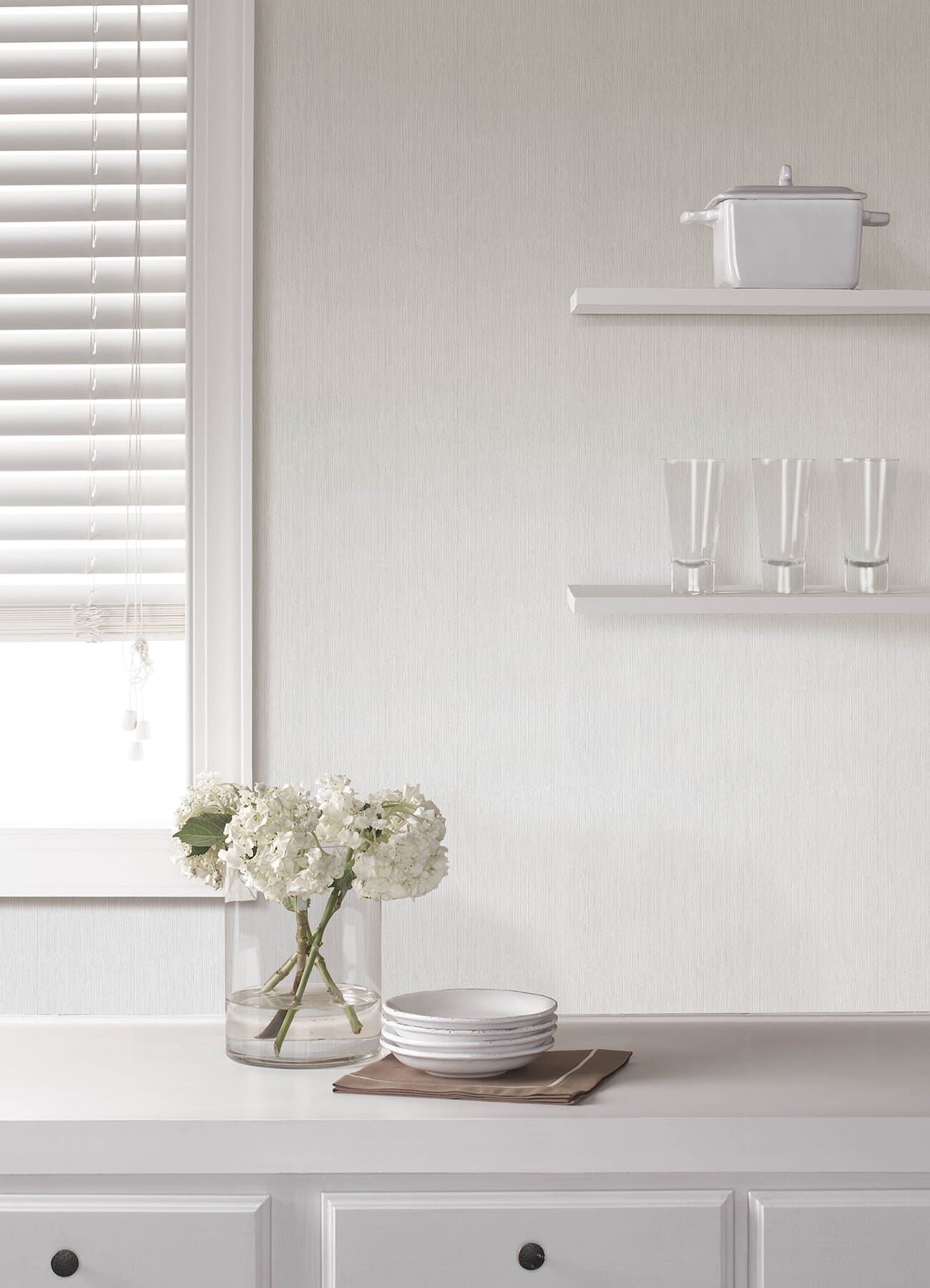 Kitchen & Bath Sunshower Stria Wallpaper
