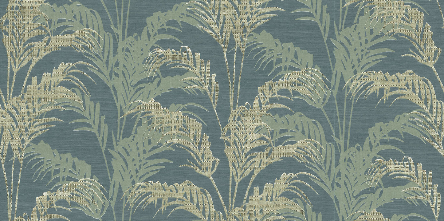 Kitchen & Bath Rattan Palm Wallpaper