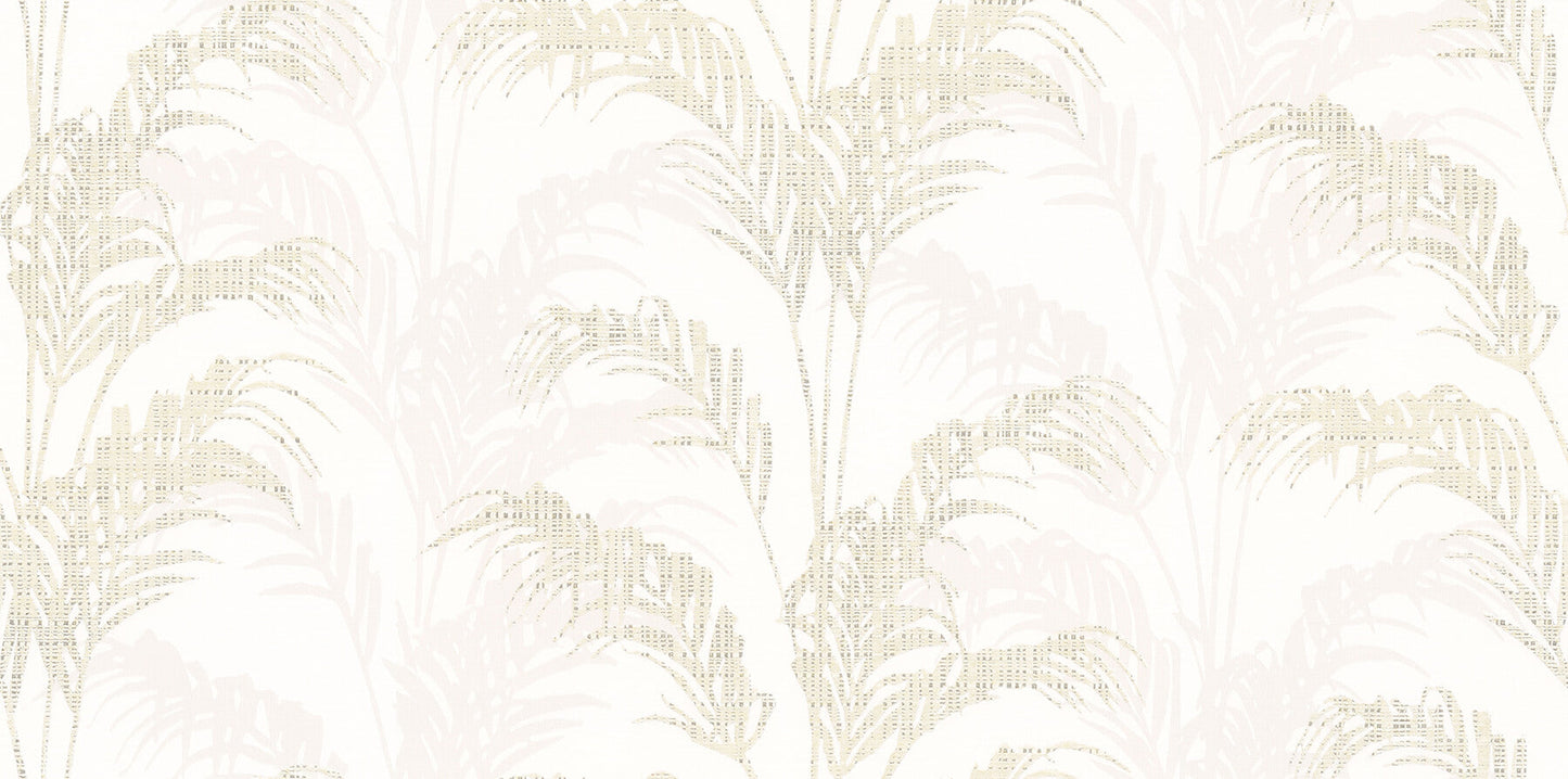 Kitchen & Bath Rattan Palm Wallpaper