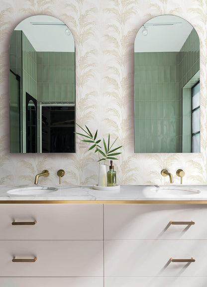 Kitchen & Bath Rattan Palm Wallpaper