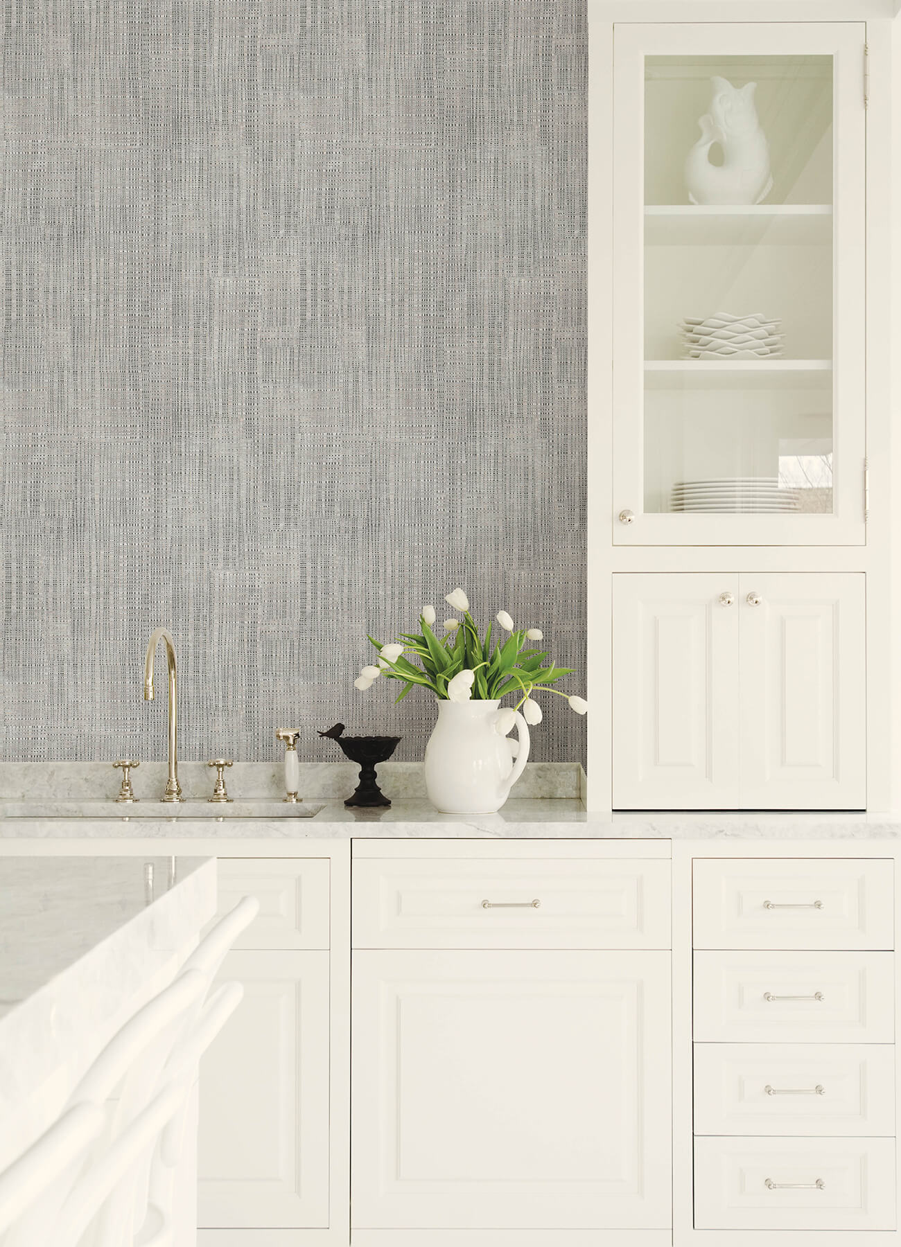 Kitchen & Bath Rattan Weave Wallpaper
