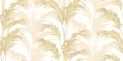Kitchen & Bath Rattan Palm Wallpaper