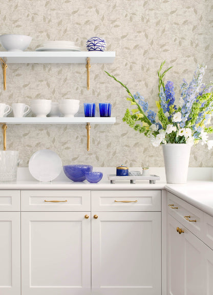 Kitchen & Bath Stonewall Vine Wallpaper