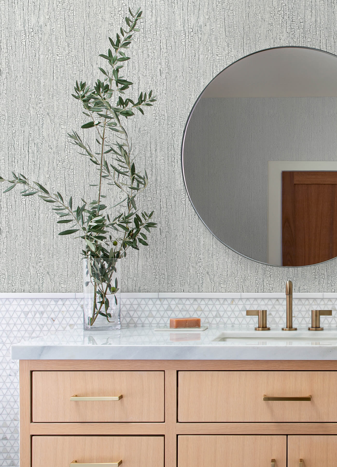 Kitchen & Bath Ironbark Wallpaper