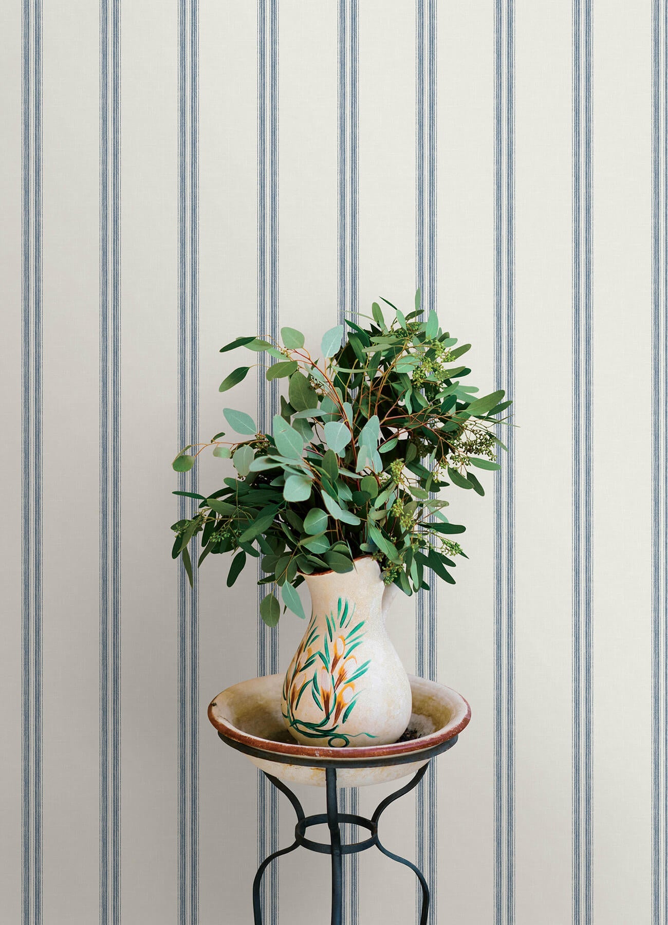 Oak & Moss Johnny Stripes Wallpaper