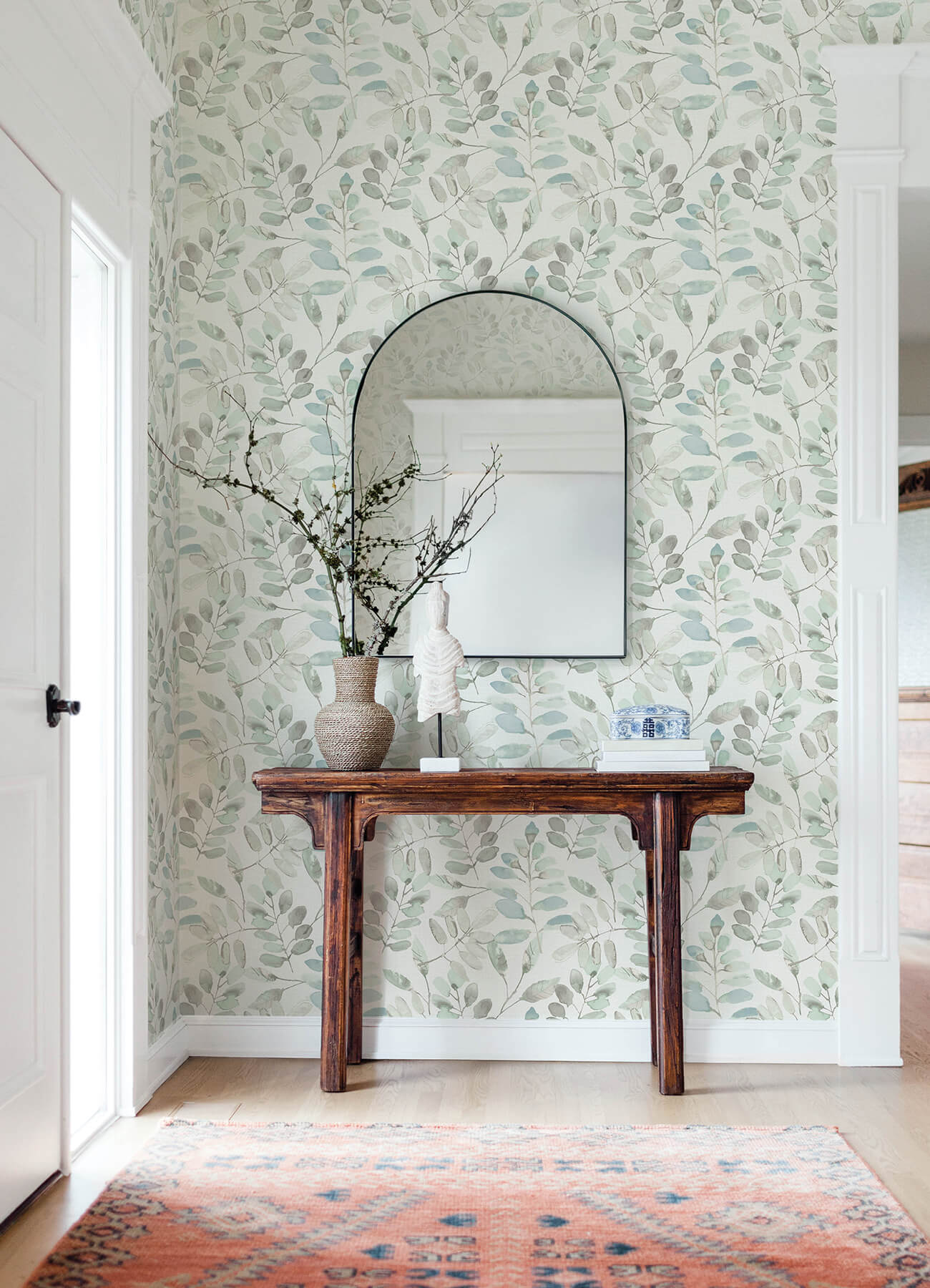 Oak & Moss Pinnate Wallpaper