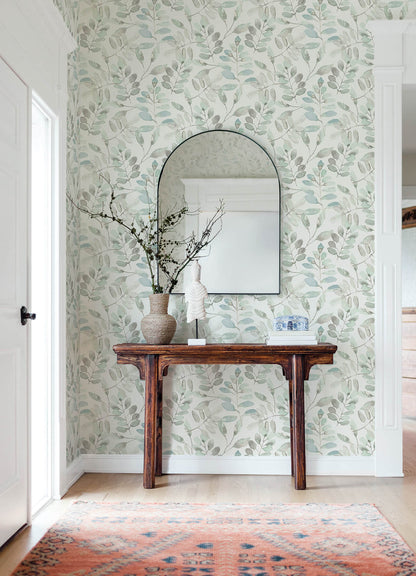 Oak & Moss Pinnate Wallpaper