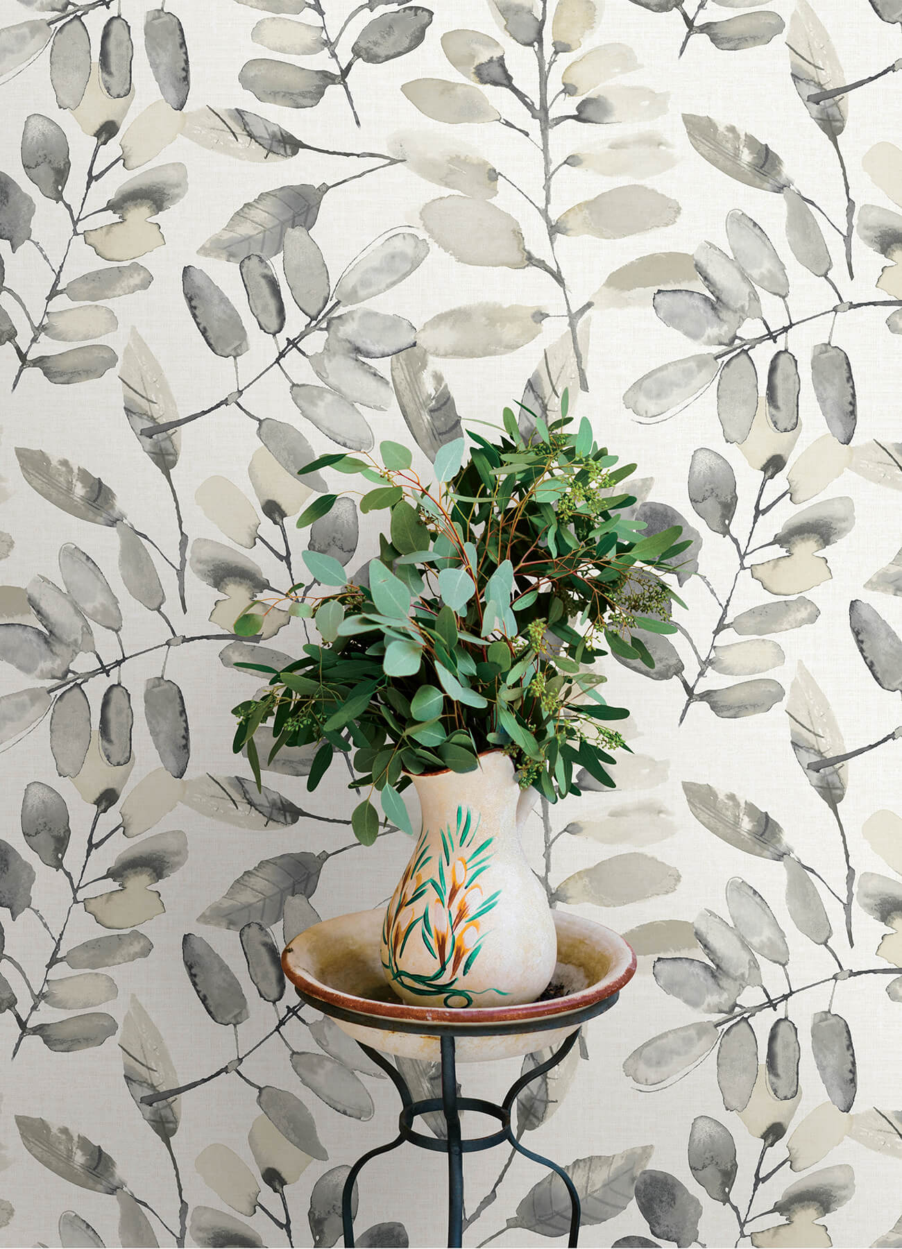 Oak & Moss Pinnate Wallpaper