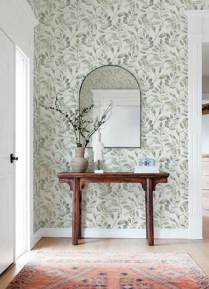 Oak & Moss Pinnate Wallpaper