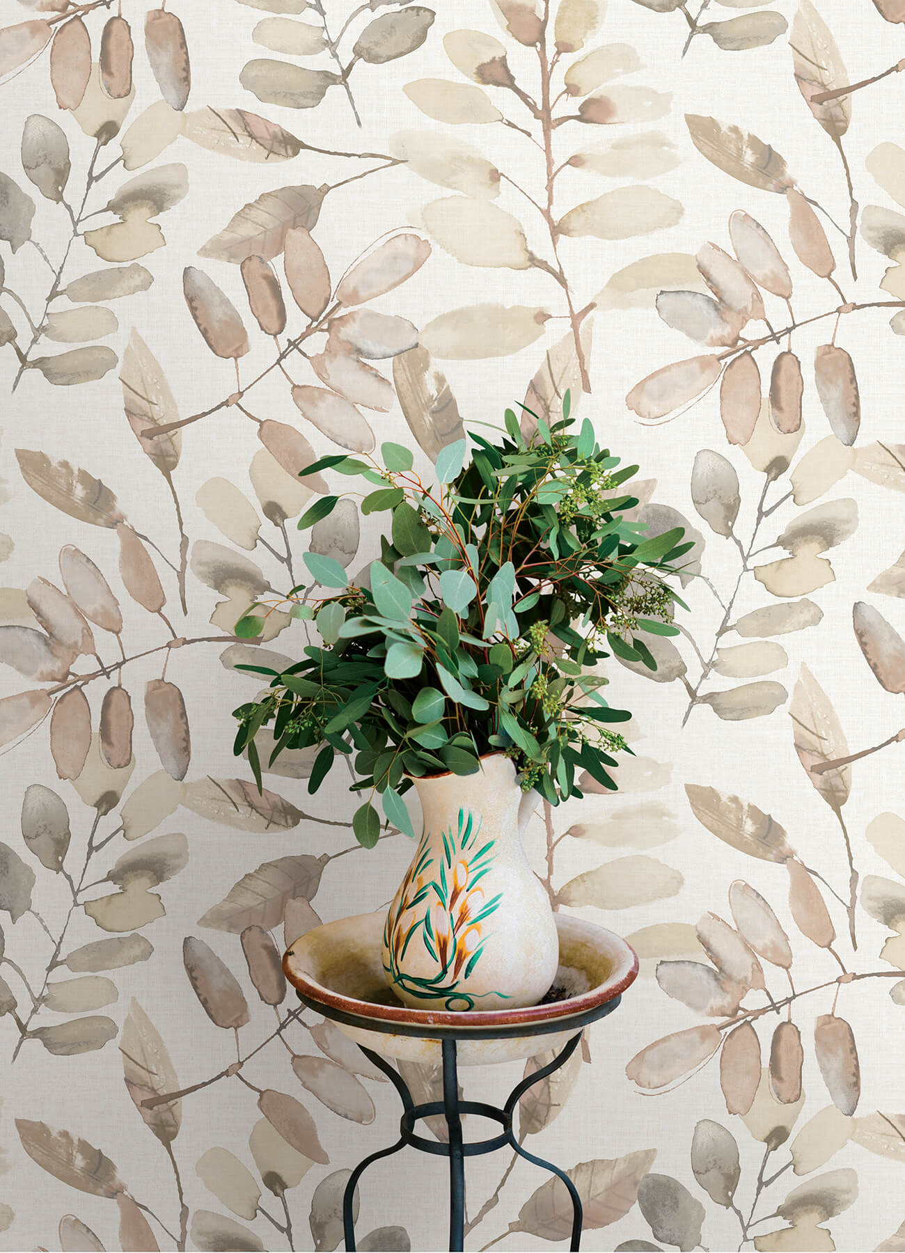 Oak & Moss Pinnate Wallpaper
