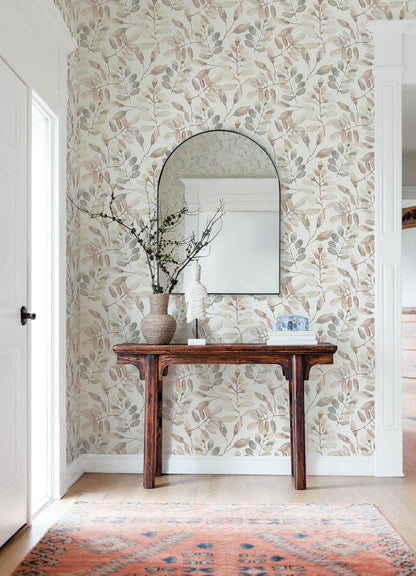 Oak & Moss Pinnate Wallpaper