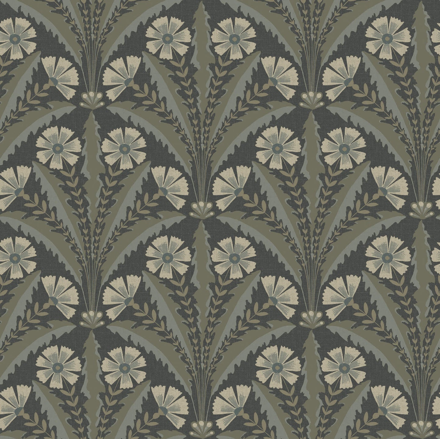 Oak & Moss Tap Root Wallpaper