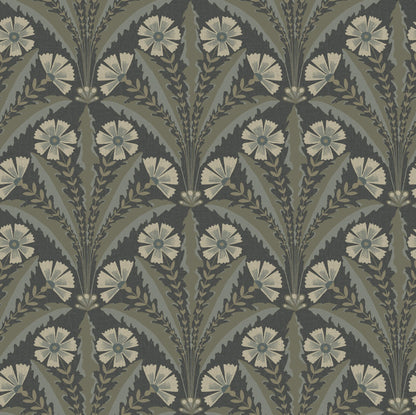 Oak & Moss Tap Root Wallpaper