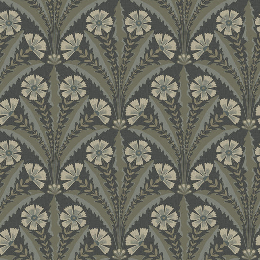 Oak & Moss Tap Root Wallpaper