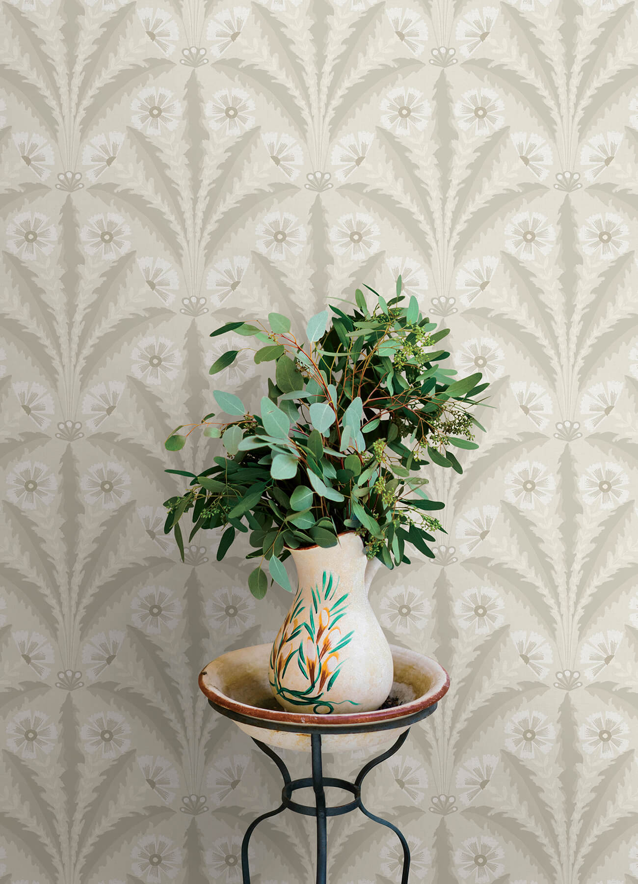 Oak & Moss Tap Root Wallpaper