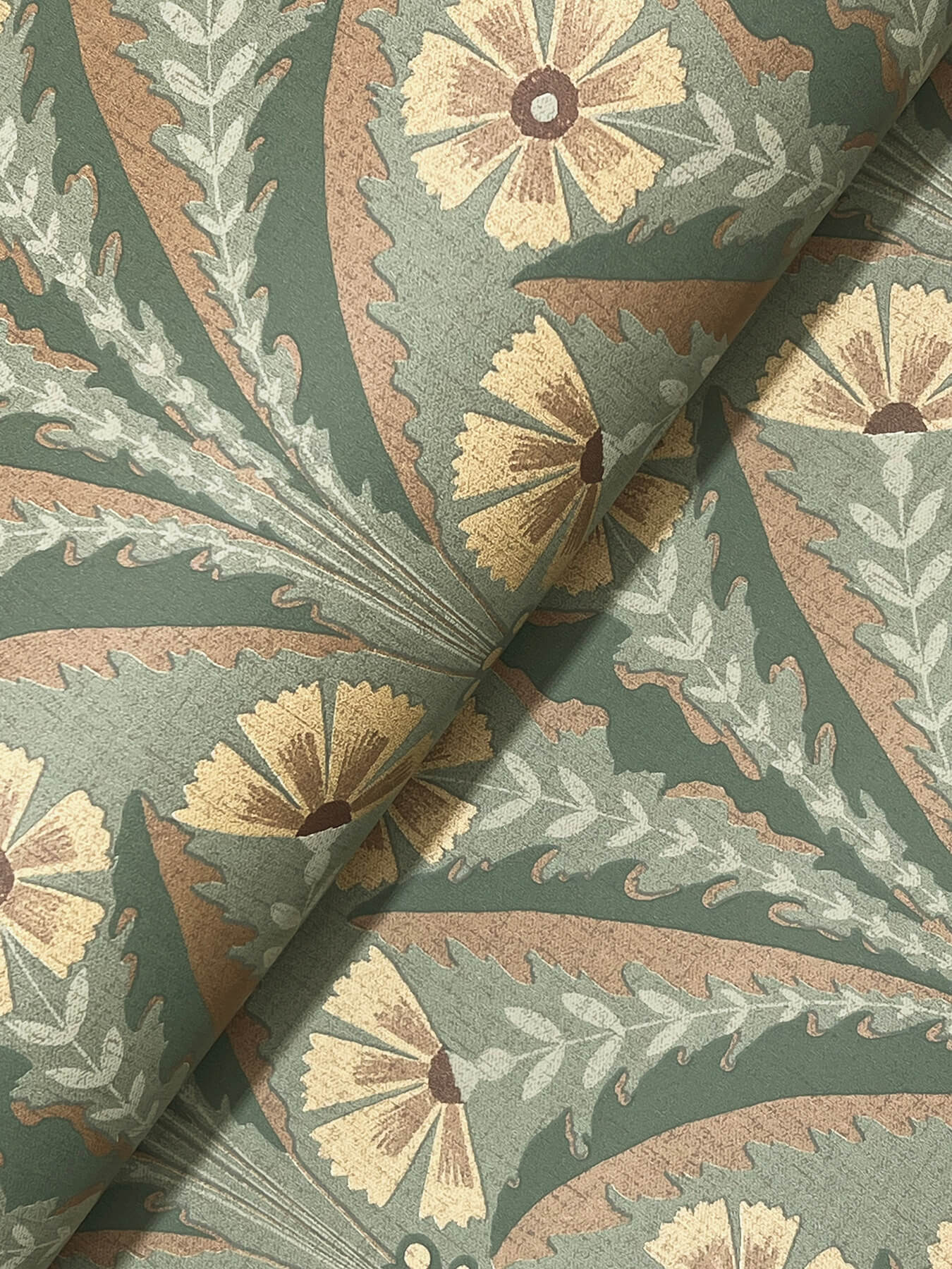 Oak & Moss Tap Root Wallpaper