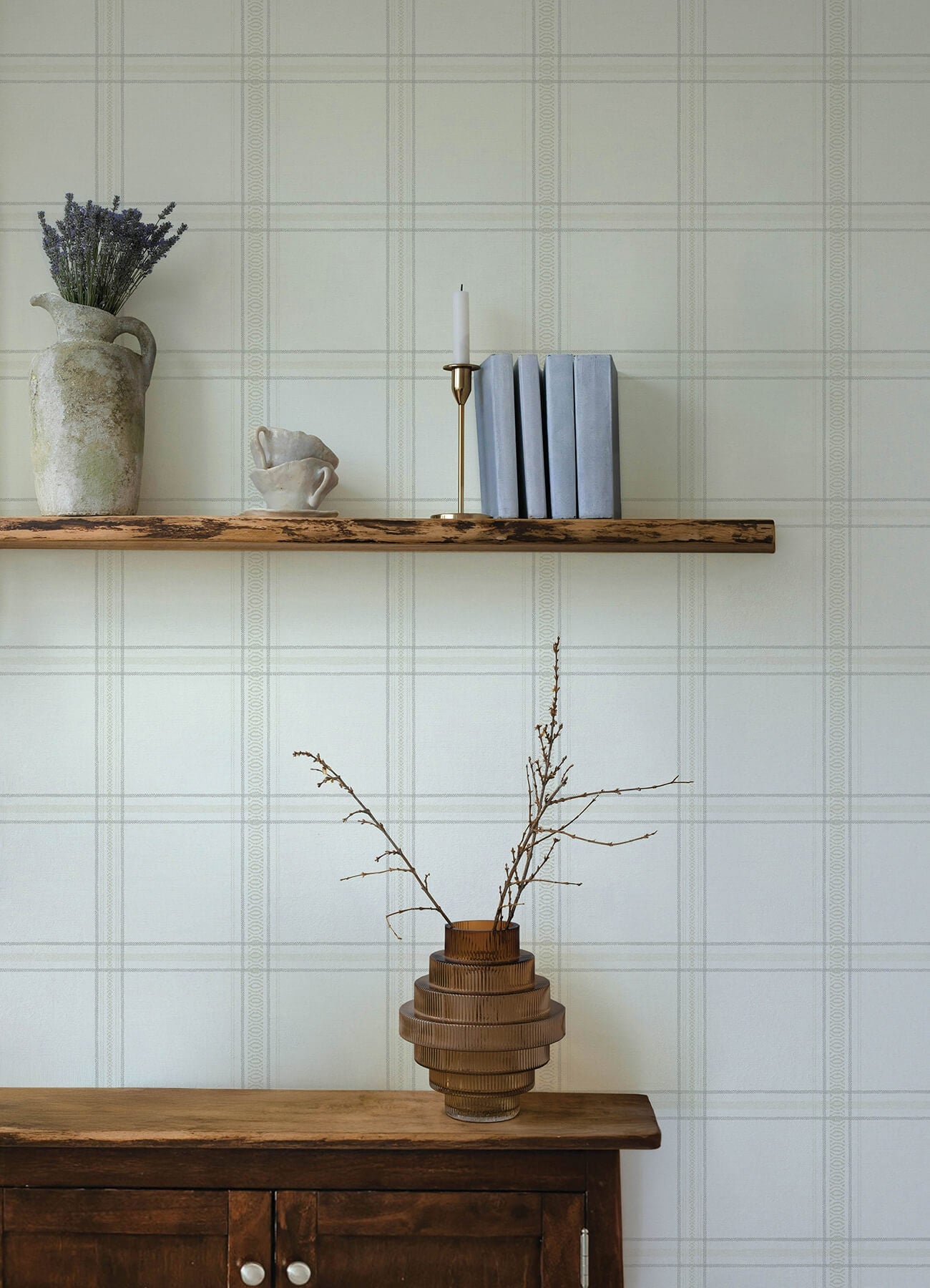 Oak & Moss Auberge Wallpaper