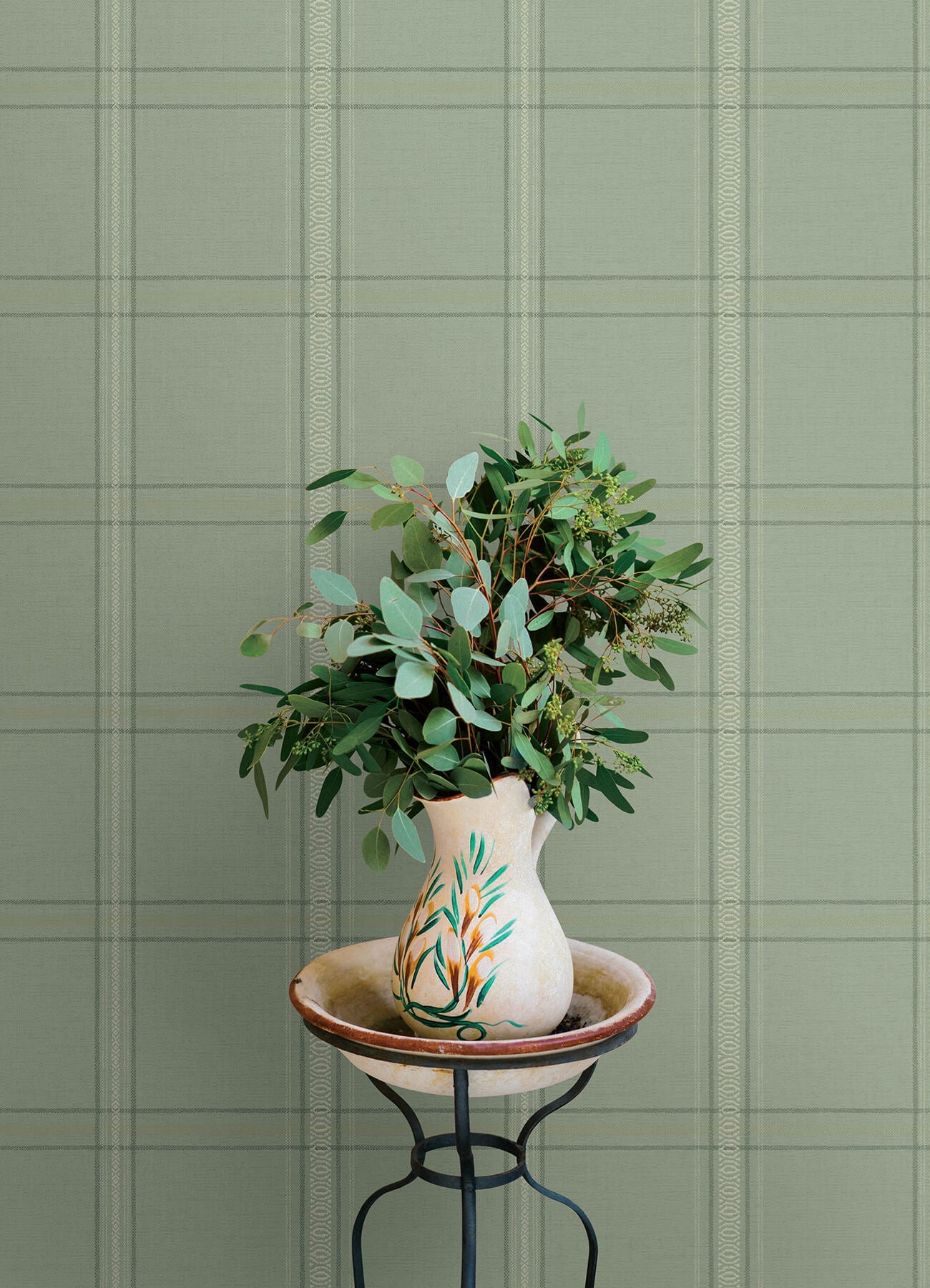 Oak & Moss Auberge Wallpaper
