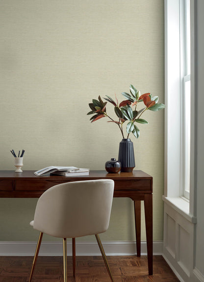 Oak & Moss Agave Faux Grasscloth Wallpaper