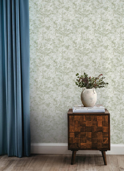 Oak & Moss Thicket Wallpaper