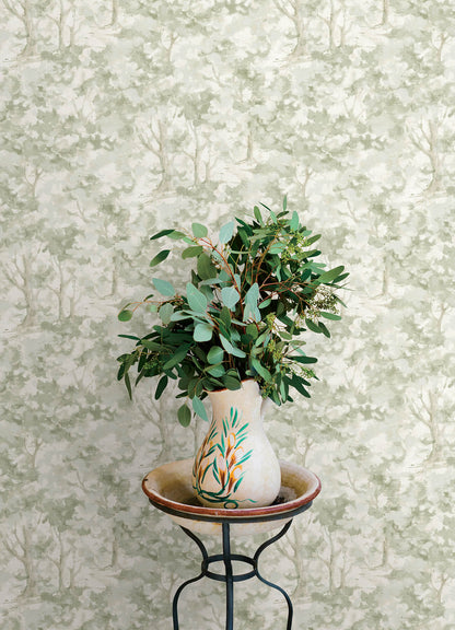 Oak & Moss Thicket Wallpaper