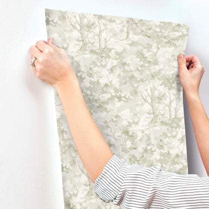 Oak & Moss Thicket Wallpaper