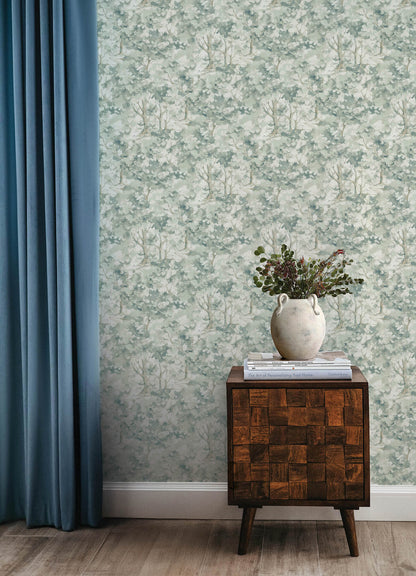 Oak & Moss Thicket Wallpaper