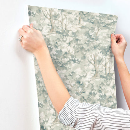 Oak & Moss Thicket Wallpaper