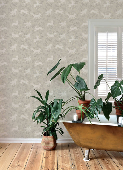 Oak & Moss Revelry Wallpaper