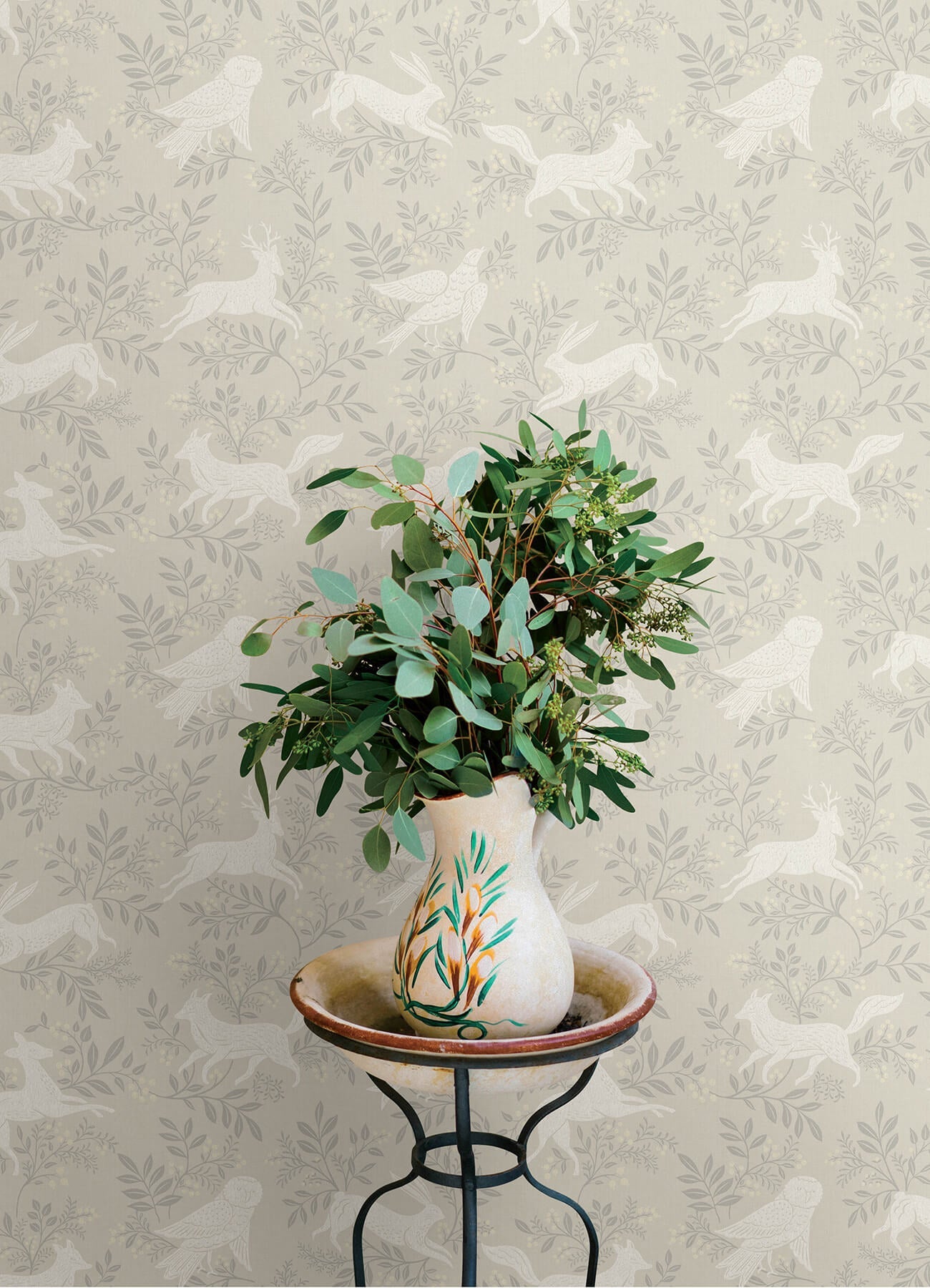 Oak & Moss Revelry Wallpaper