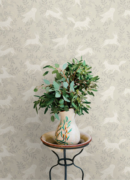 Oak & Moss Revelry Wallpaper