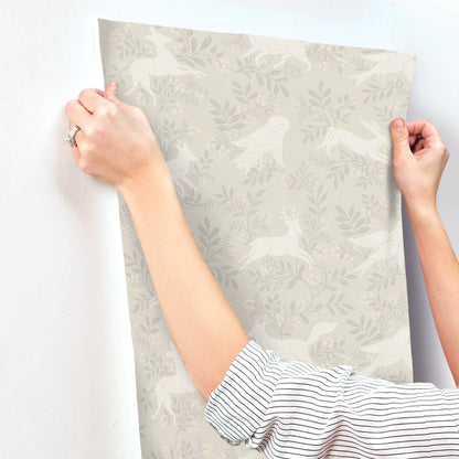 Oak & Moss Revelry Wallpaper