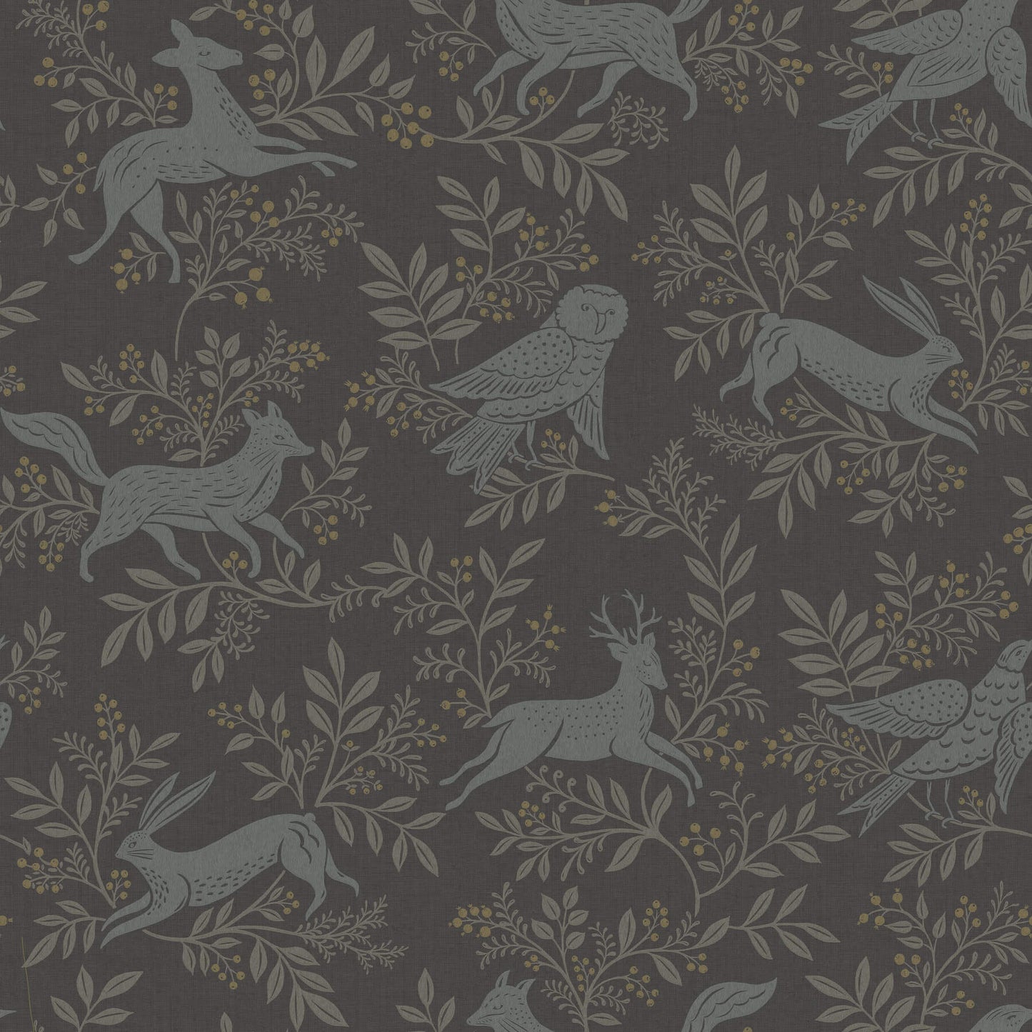 Oak & Moss Revelry Wallpaper
