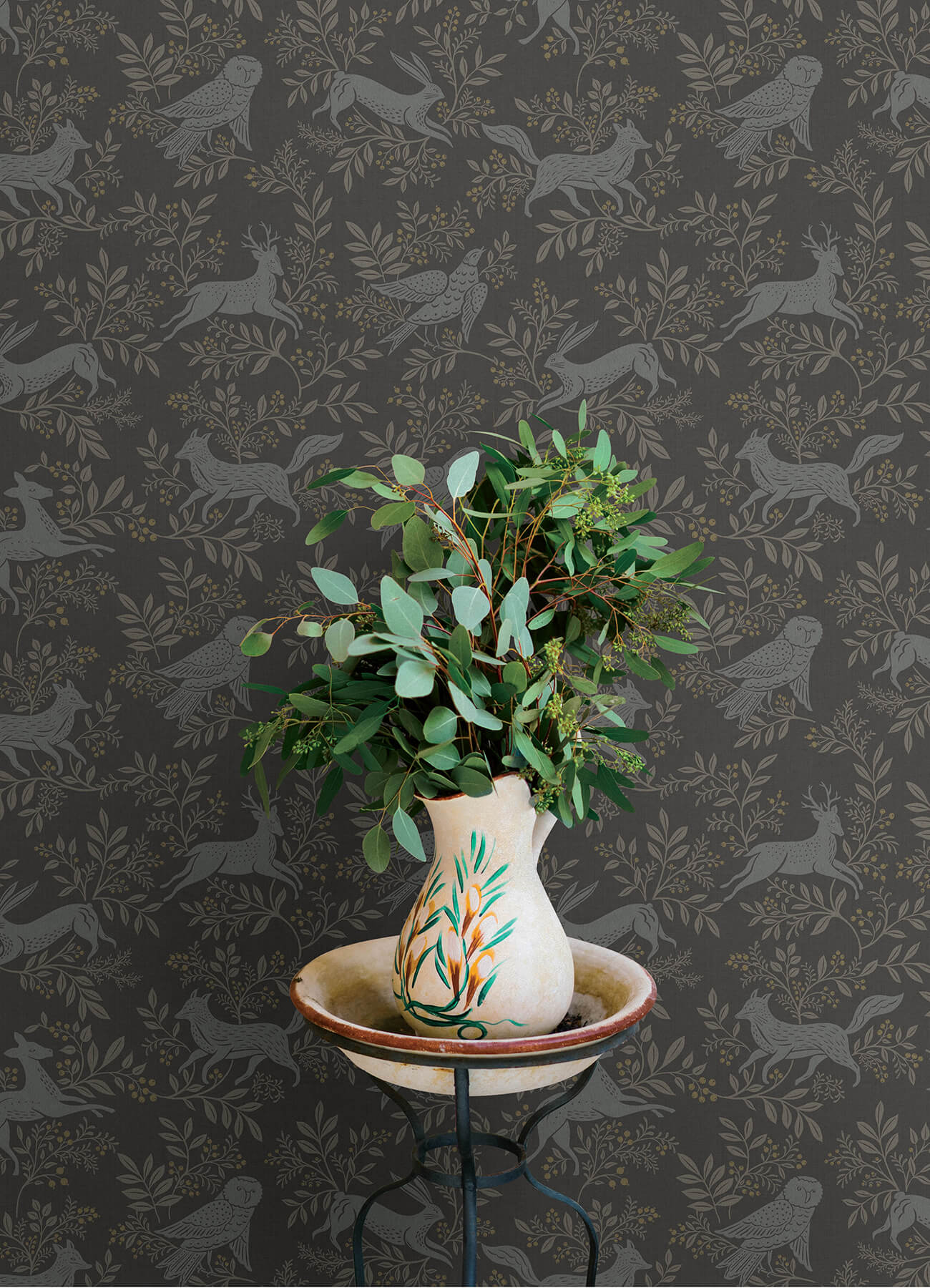 Oak & Moss Revelry Wallpaper