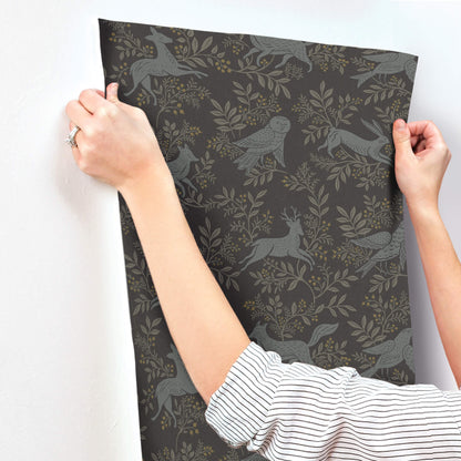Oak & Moss Revelry Wallpaper