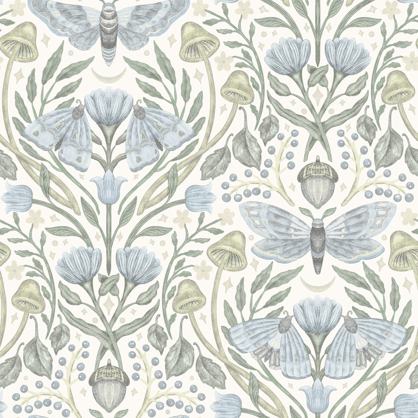 Oak & Moss Mystic Moth Wallpaper