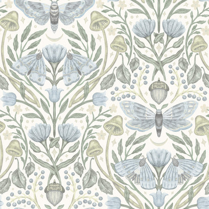 Oak & Moss Mystic Moth Wallpaper
