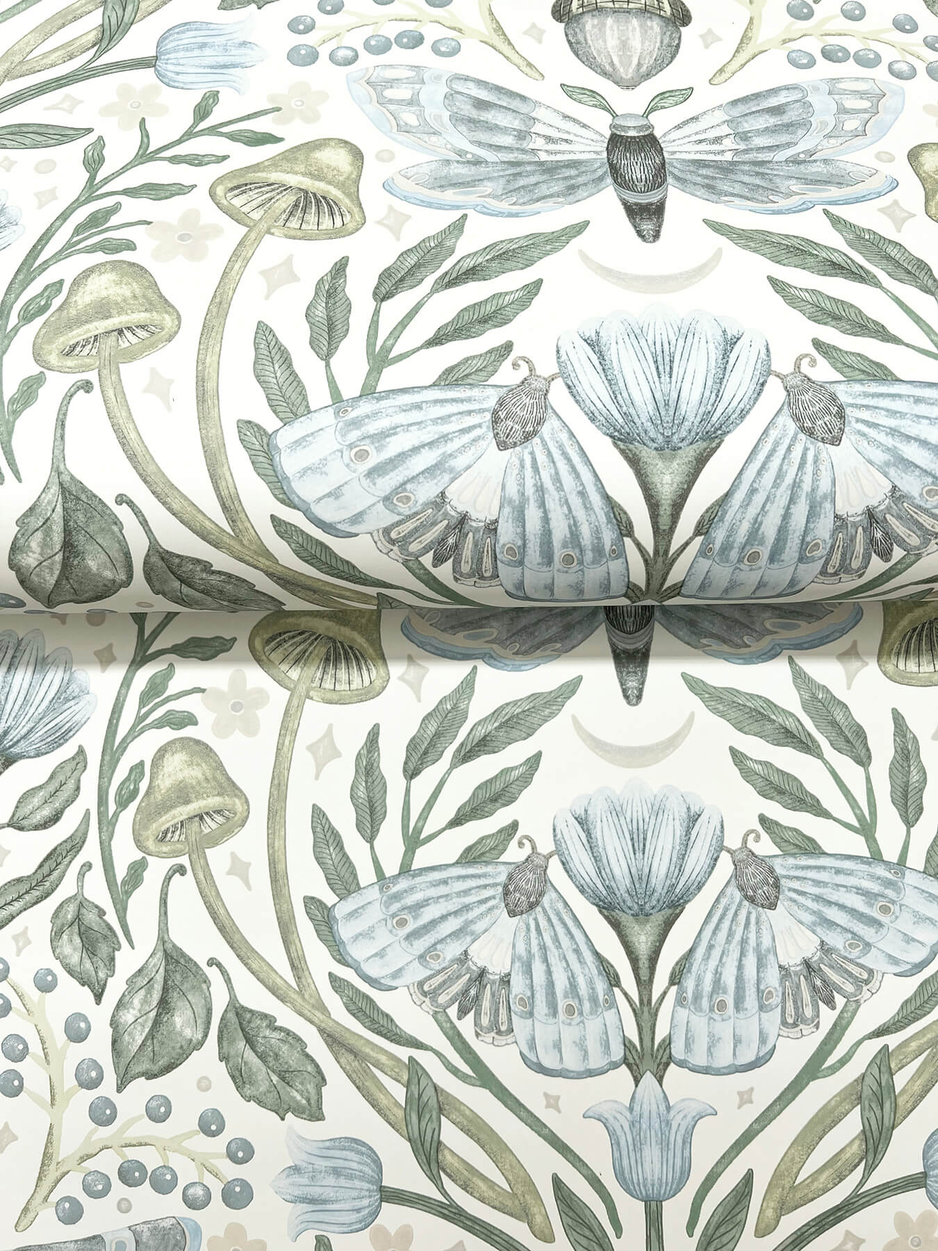Oak & Moss Mystic Moth Wallpaper