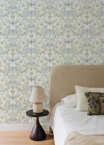 Oak & Moss Mystic Moth Wallpaper