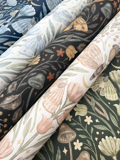Oak & Moss Mystic Moth Wallpaper
