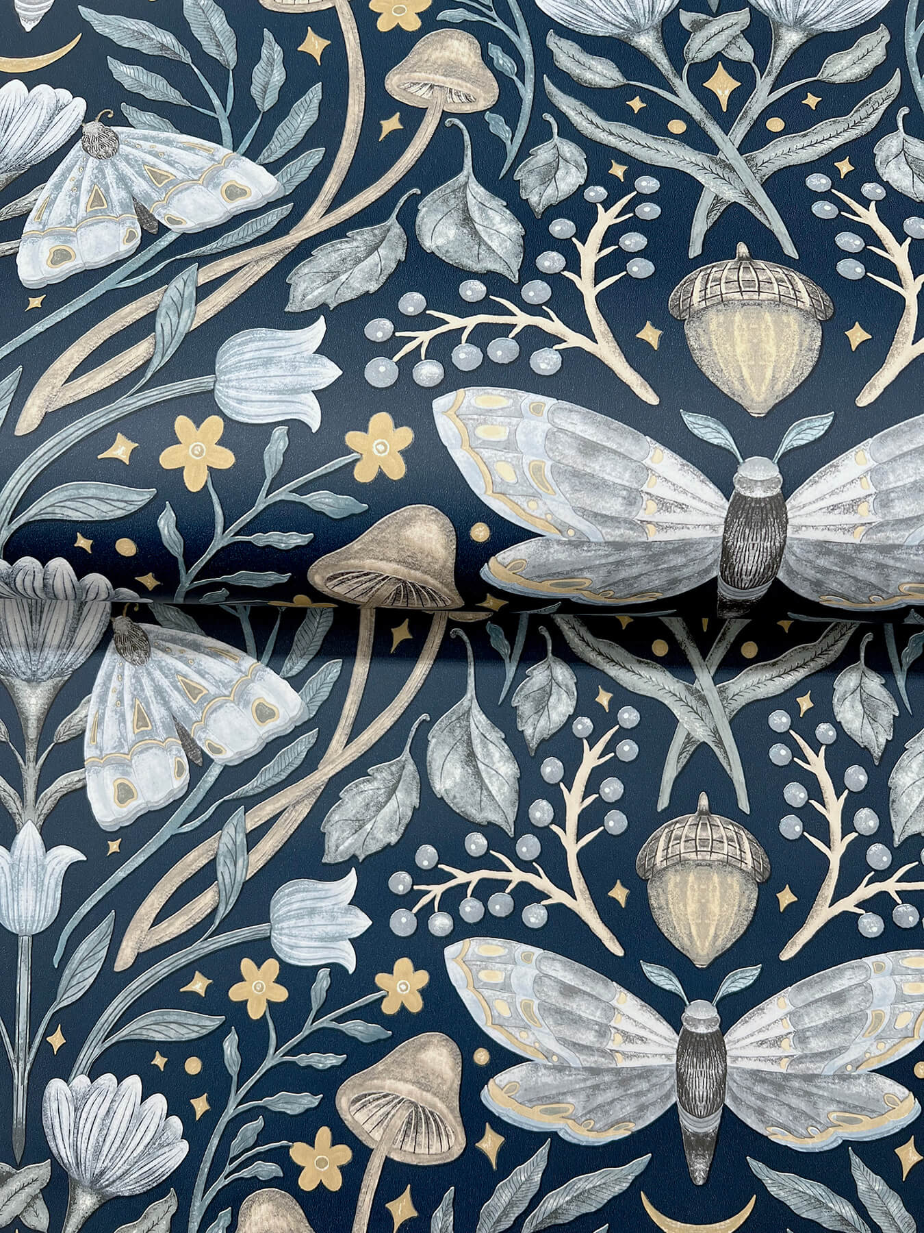 Oak & Moss Mystic Moth Wallpaper