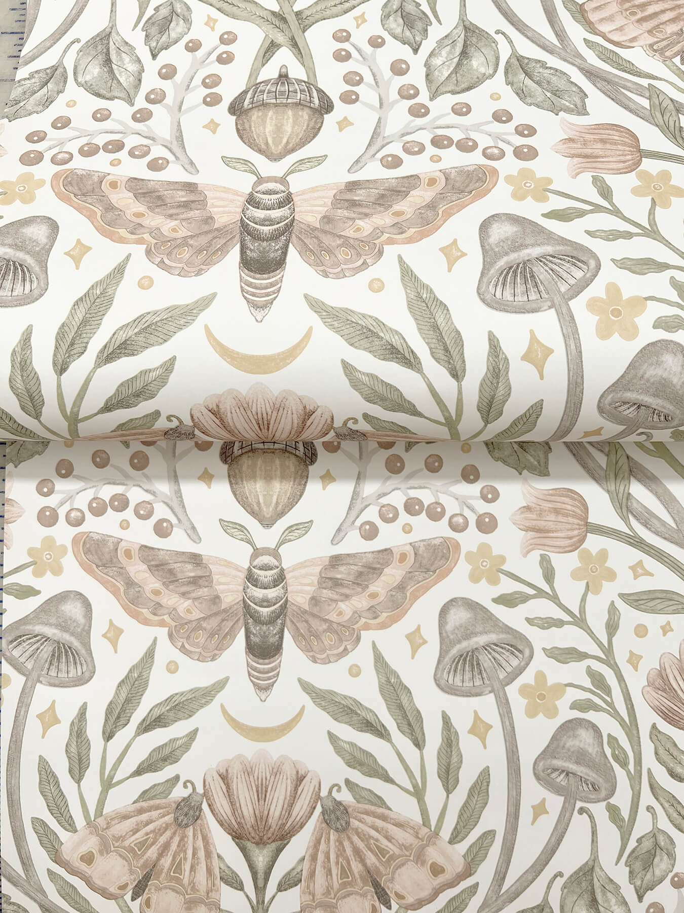 Oak & Moss Mystic Moth Wallpaper