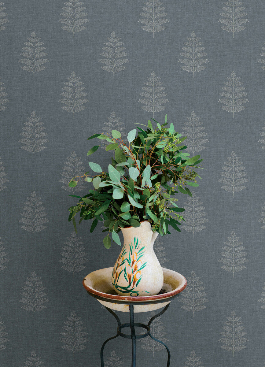 Oak & Moss Frond Wallpaper