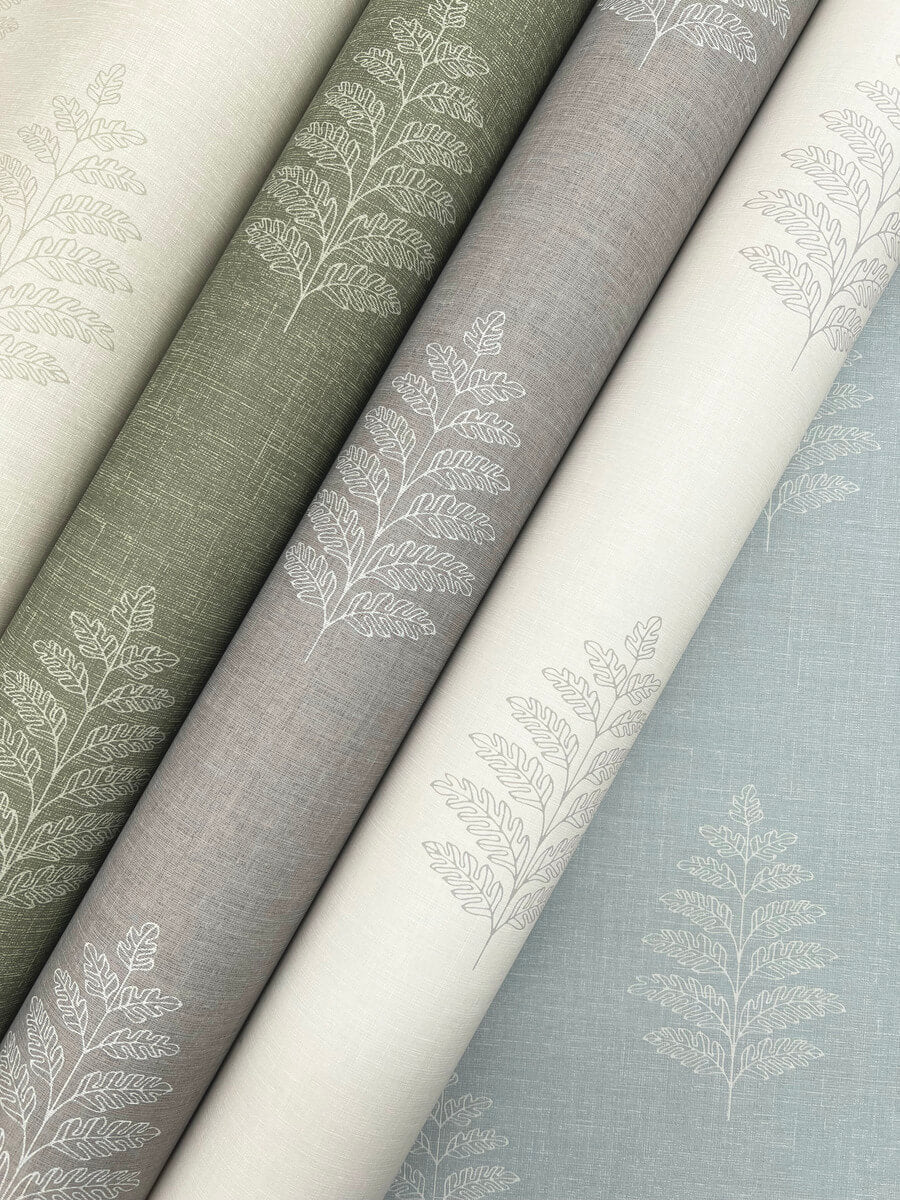 Oak & Moss Frond Wallpaper